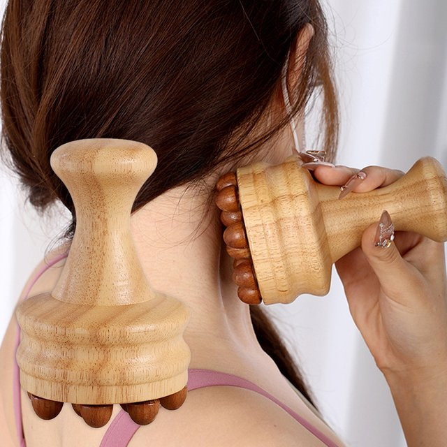 YQQGD Holz Massagewerkzeug, Anti-Cellulite Massagegerät, Unisex - Bild 1