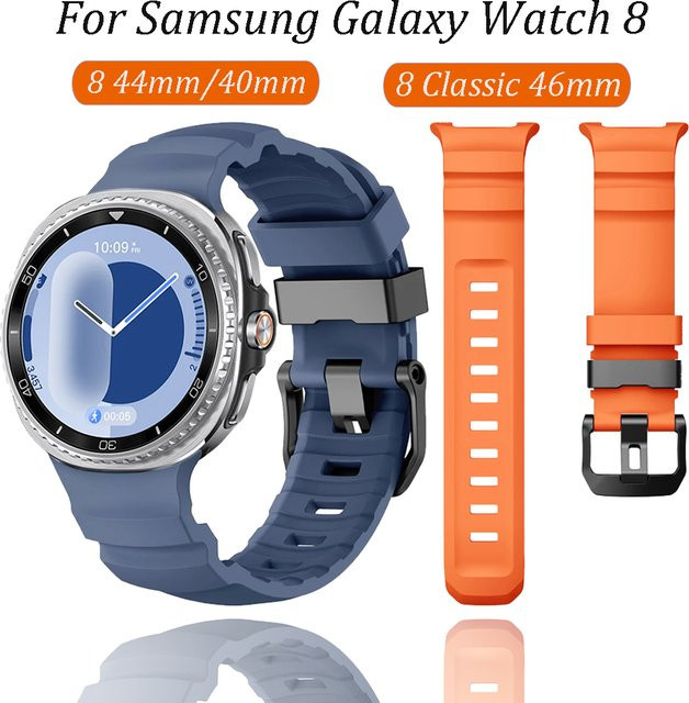 Samsung Uhrenarmband Silikon, Schwarz, Unisex - Bild 1