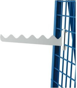 Fetra Wellenträger in Silber, Länge: 320 mm - Bild 1