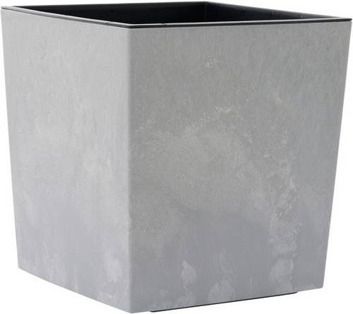 Siena Garden Pflanzgefäß Nizza Stone in Beton-Optik, Grau/Schwarz, aus Polypropylen - Bild 1