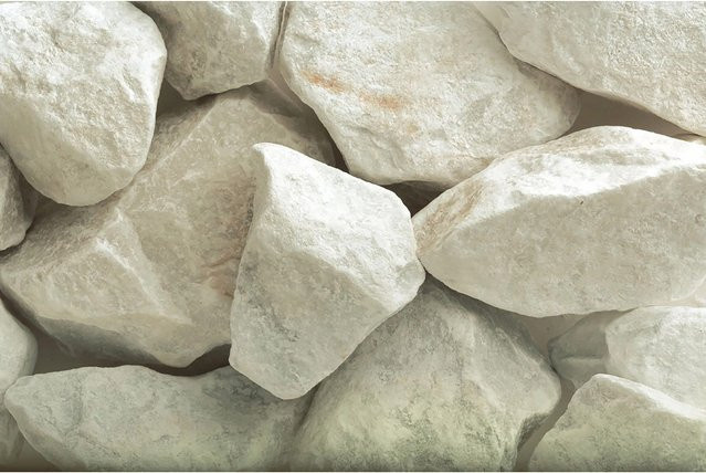 Marmorbruch Carrara Weiß als Dekosteine für den Garten, Körnung 60 - 140 mm, 1000 kg Big-Bag - Bild 1