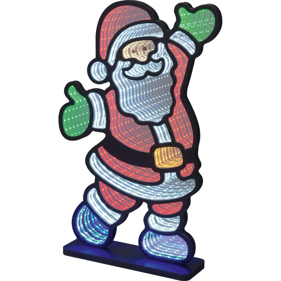 OBI LED Weihnachtsmann Spiegellicht mit Timer in Mehrfarbig (RGB) - Bild 2