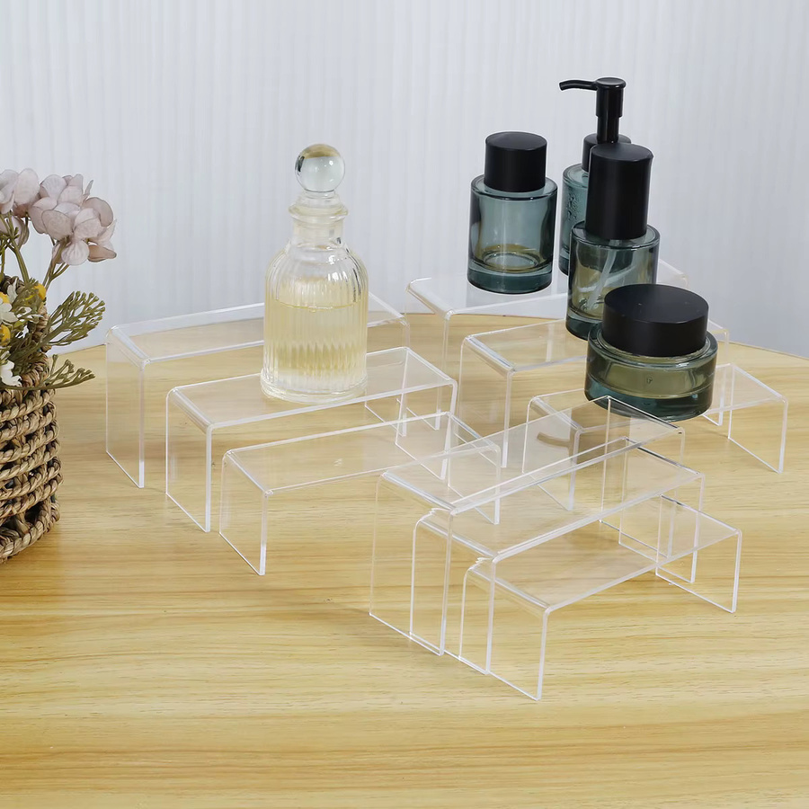 Willstar Acryl Display Stand Multifunktionales Transparentes Mini Modell Lagerungs-Rack für Parfüm Schmuck und Deko Organizer - Bild 2