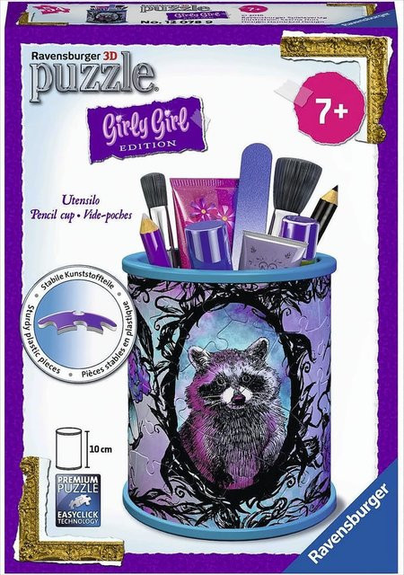 Ravensburger 3D Puzzle Girly Girl Edition Utensilo 54-teiliges Set - Bild 1