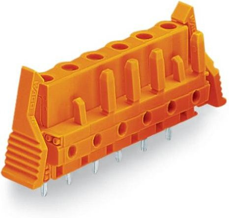 WAGO Buchsengehäuse-Platine 232 Polzahl, orange, Rastermaß: 7.62 mm, 50 Stück - Bild 1