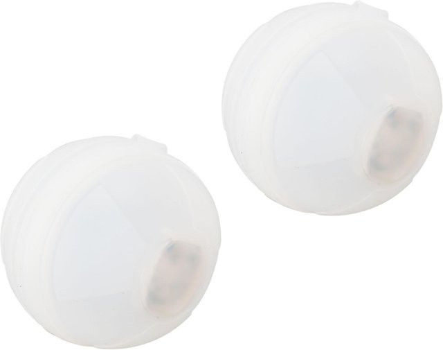 Koogeelife Wiederverwendbare Wasserballons, Silikon, weiß, 2-teiliges Set - Bild 1