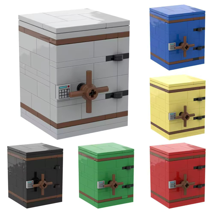 BRICKPANDA MOC Stadt Strongbox Bausteine Zubehör, Gold, Silber - Bild 3
