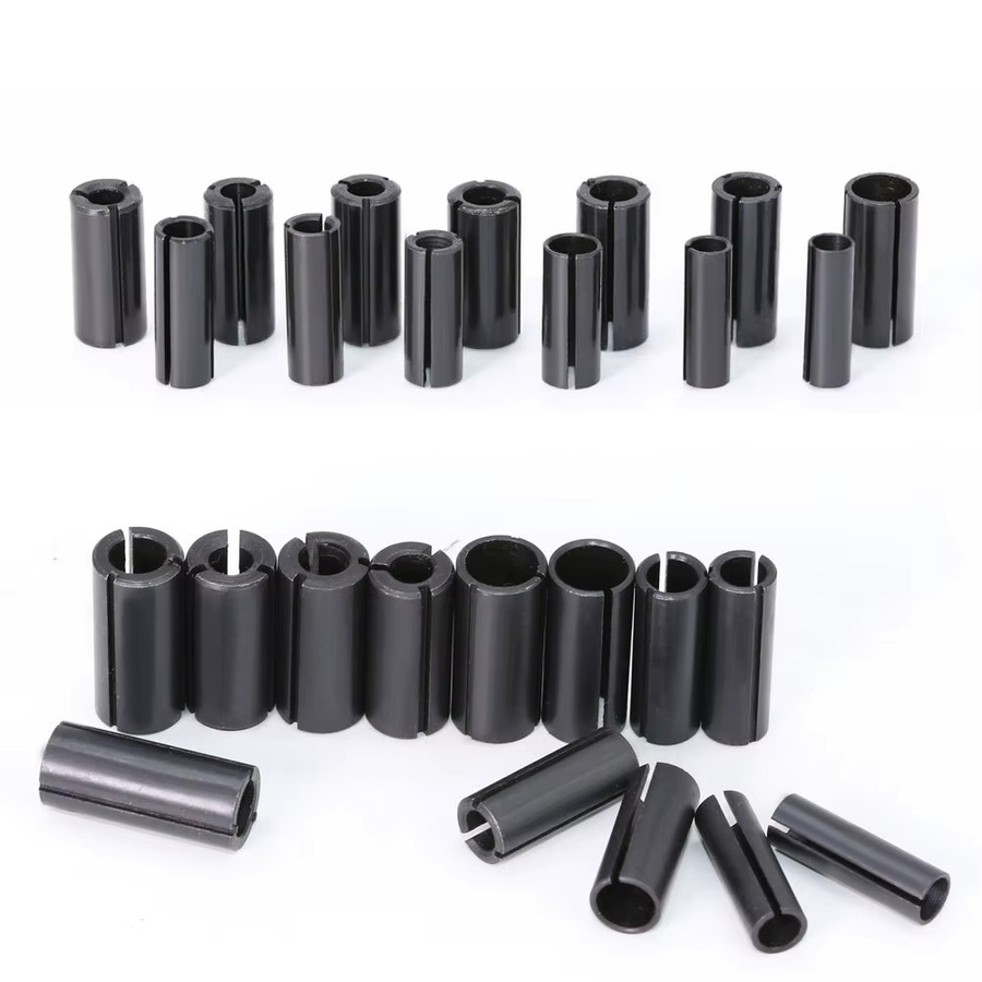 JGZUI Schaftreduzierer Spannzangenhülse Router-Bit-Adapter in Schwarz für Holztrimmer und Gravierer - Bild 2