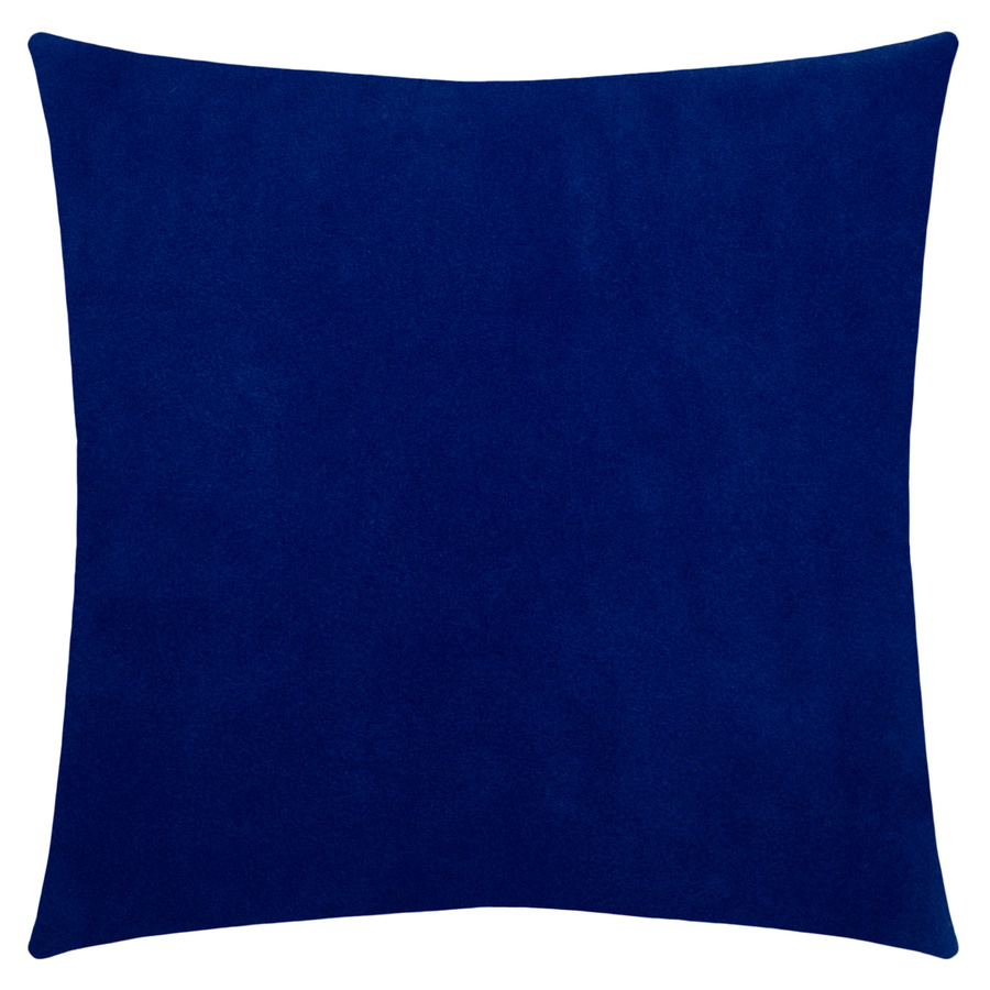 Zoeppritz Soft-Fleece Kissenhülle Blau, Quadratisch, B/B: 40 x 40 cm - Bild 1