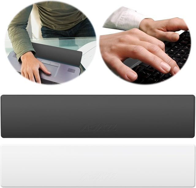 Ergonomische Handgelenkauflage aus Memory-Schaum für 81-Tasten-Gaming-Tastaturen von APWIKOGER in Schwarz oder Weiß - Bild 1