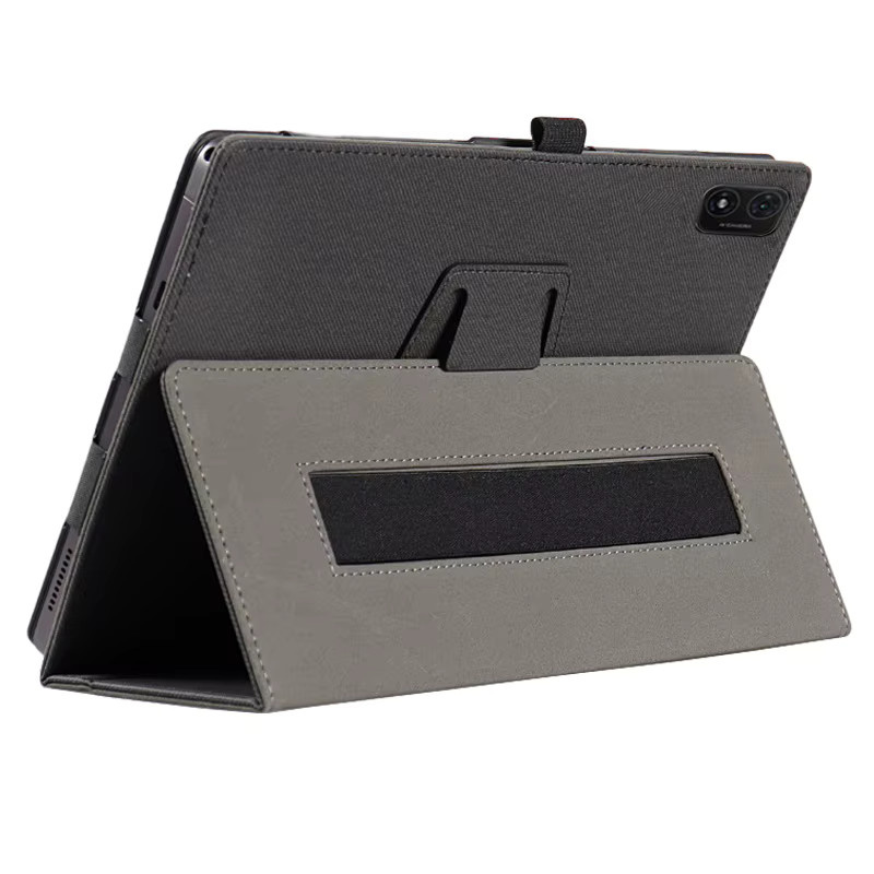 n-one Schutzhülle für iPad X X1 11 Zoll, magnetische Flip-Case aus Leder mit Handhalter, Schwarz - Bild 3