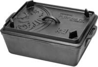 Petromax Kastenform K8 aus Gusseisen mit Deckel in Grau - Bild 1