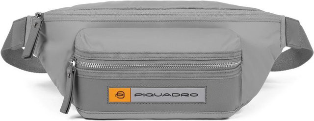 Piquadro Gürteltasche, hellgrau - Bild 1