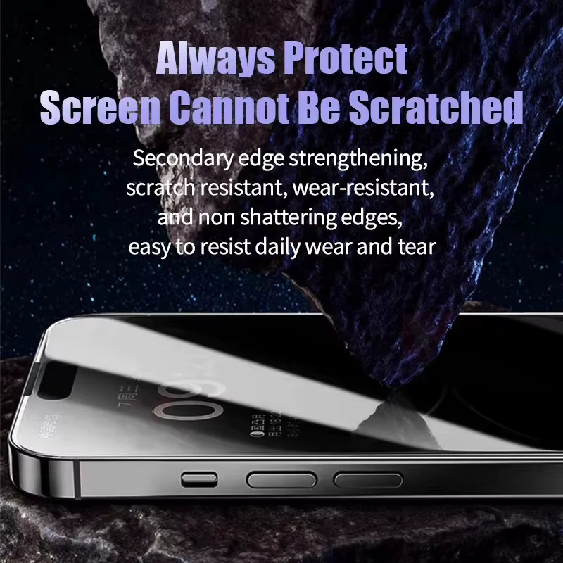 Matte Keramik-Sichtschutzfolie für Samsung Galaxy S25 Ultra S24 FE S26 A56 A57 S23 S22 A55 A36 A54 A16 A06 Anti-Spy-Schutzfolie - Bild 4