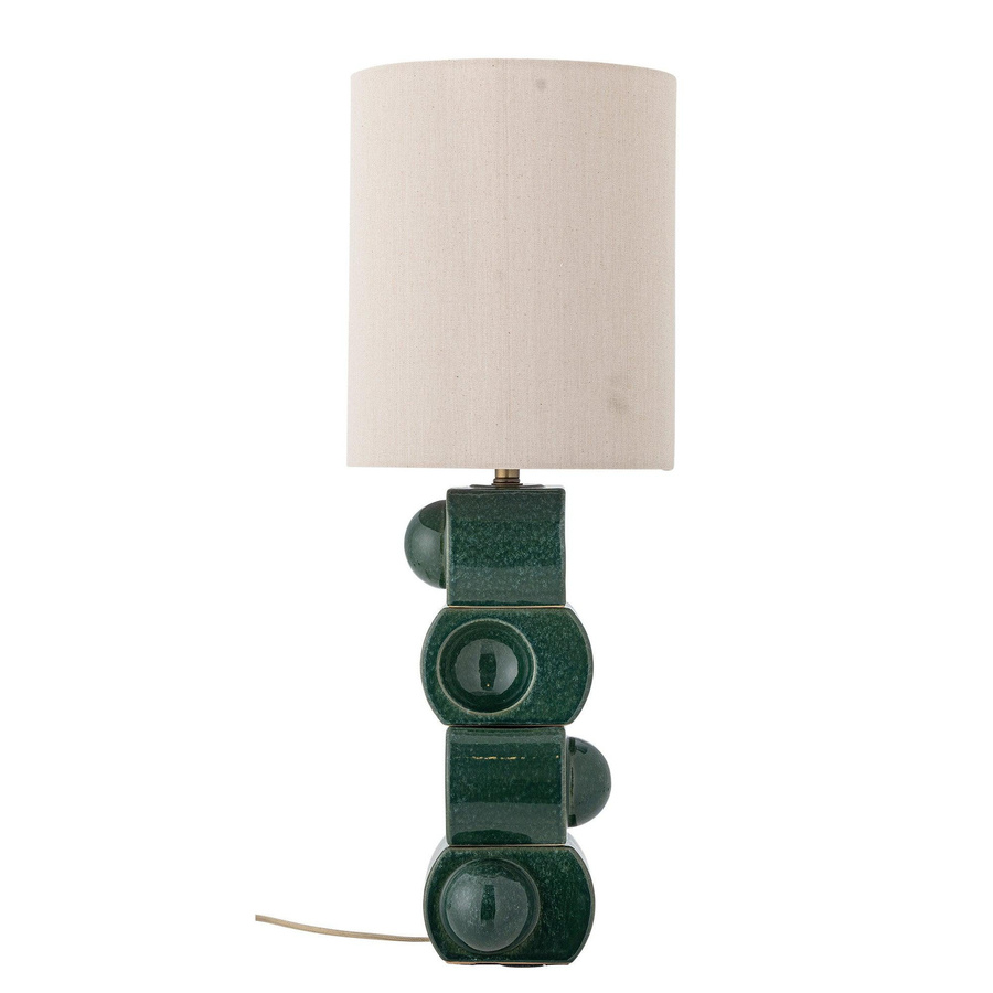 Bloomingville Tischlampe Brady aus Keramik in Grün, Höhe: 68 cm - Bild 1