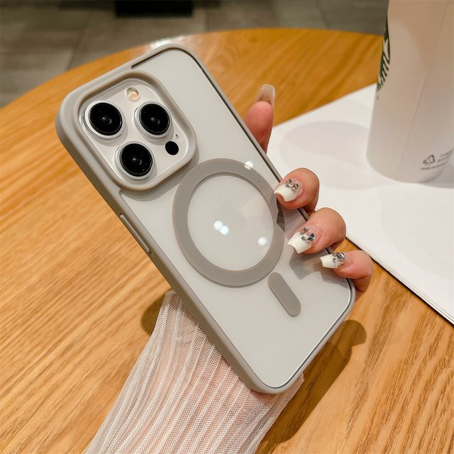 MagSafe Schutzhülle von NYFundas für iPhone 15 Pro Max, 14 Plus, 13 Mini und weitere Modelle in Schwarz - Bild 1