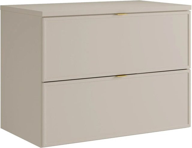 Waschbeckenunterschrank Ondil von Vente-unique in Beige, B/T/H: 80 x 45 x 60 cm - Bild 1