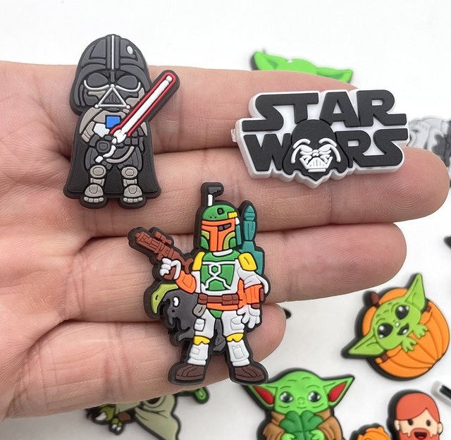 Star Wars Charms, 25 Stück/Set, Anime, PVC - Bild 1
