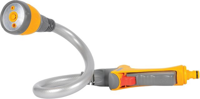 Hozelock Gartenbrause Flexi Spray 4in1 mit Rasensprenger, Gießstab und Gartendusche - Bild 1