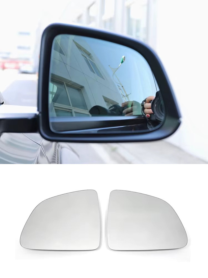 Seitliche Rückspiegel-Glaslinsen für Tesla Modell Y mit Weitwinkel-Blendschutz, 1 Paar - Bild 4