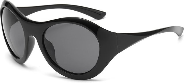 Julyrays Sonnenbrille, Oval, Vollrand, Kunststoff, Unisex - Bild 1