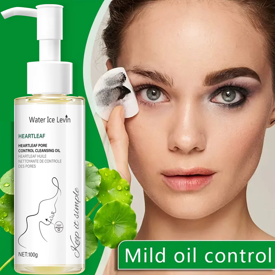 Water Ice Levin Heartleaf Pore Control Reinigungsöl mit Niacinamid, Gesicht - Bild 4