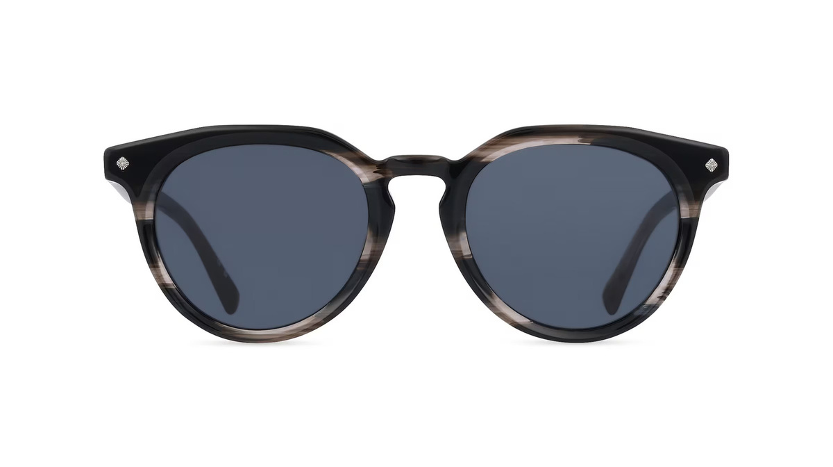Scotch & Soda SS 8011 Sonnenbrille, Panto, Vollrand, Kunststoff, grau - Bild 1