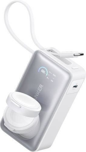 Anker MagGo Powerbank 10000 mAh in Weiß mit MagSafe Kompatibilität - Bild 1