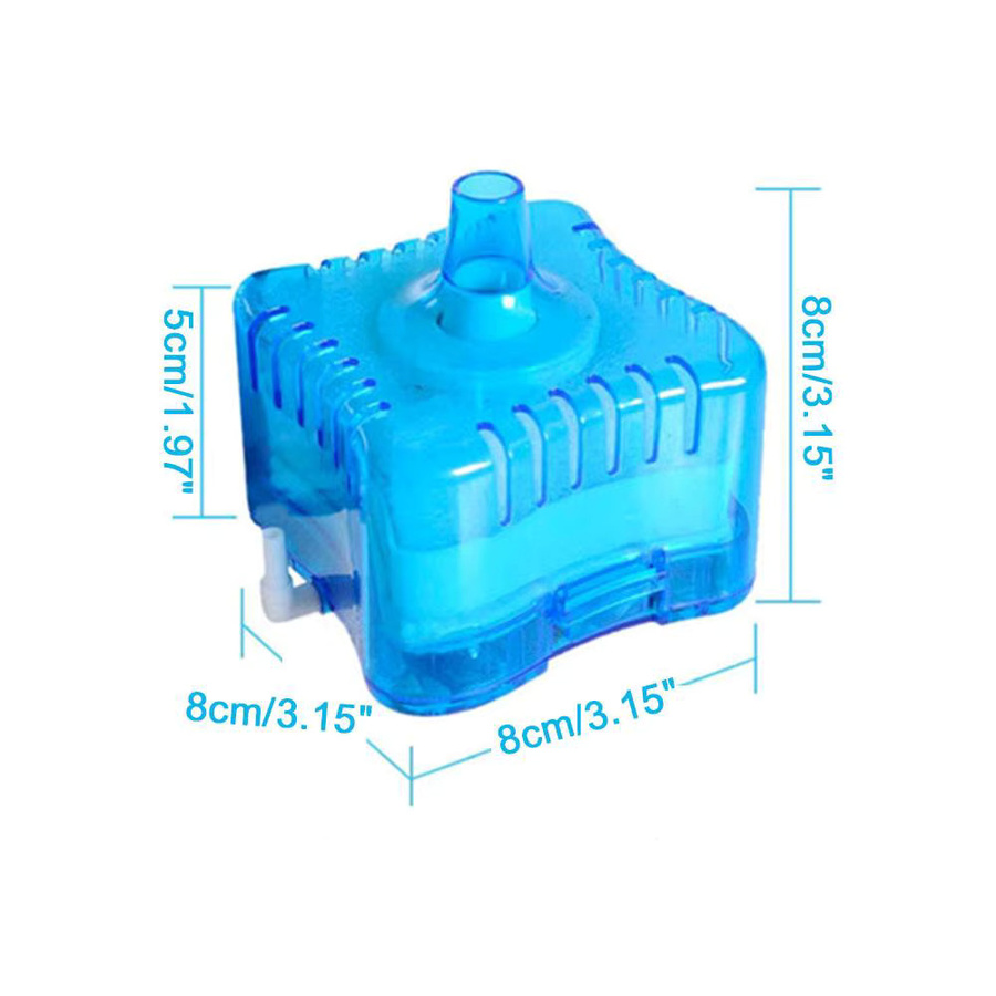Wasserfee Mini Biochemischer Aquariumfilter in Grün mit Anti-Air-Lift und dynamischer Wasseraufbereitung - Bild 6