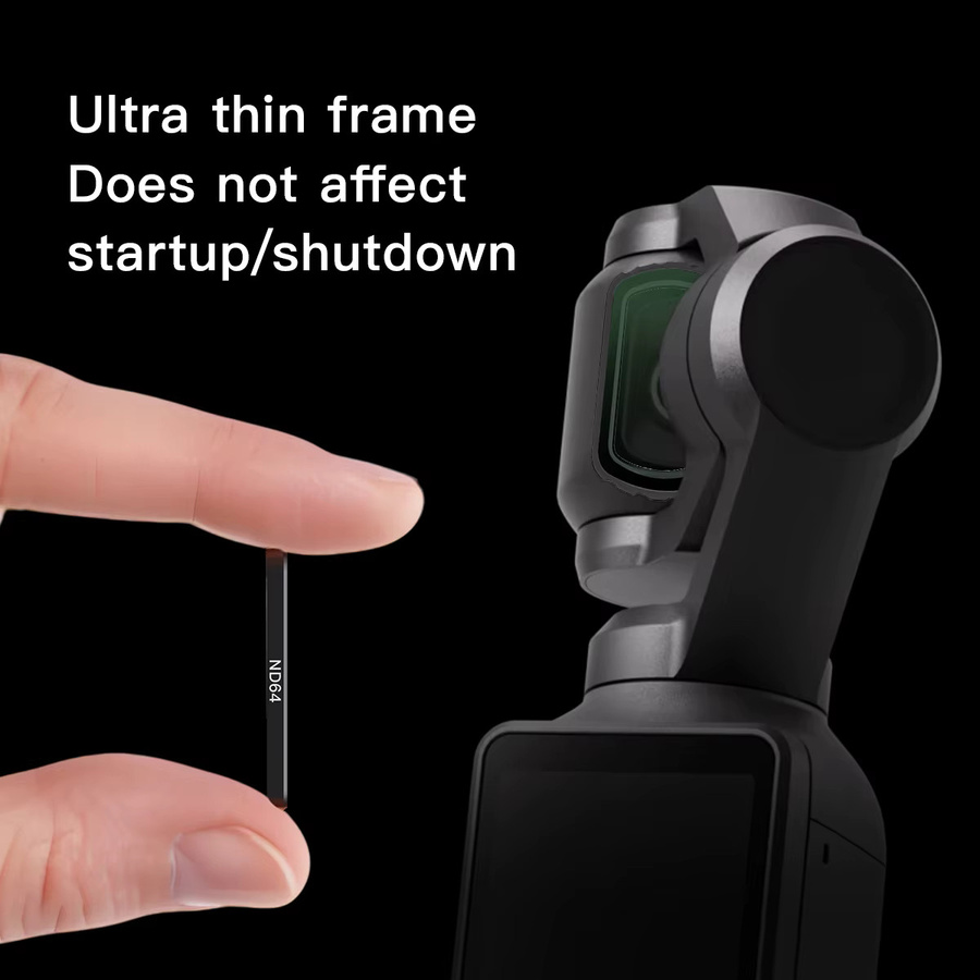 DJI OSMO POCKET 3 UV-Magnetfilter-Set Schwarz mit UV, CPL, ND8, ND16, ND32, ND64 und NDPL Filtern für 1-Zoll-Objektiv - Bild 3