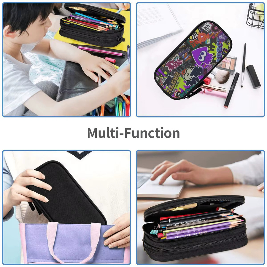 Splatoon Federmäppchen mit großem Fassungsvermögen in Multicolour - Bild 4