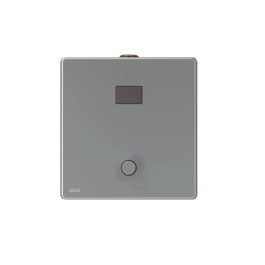 Alcadrain ASP4-KT Automatischer Urinal-Spüler mit manueller Steuerung aus Metall in Grau, 12 V - Bild 2