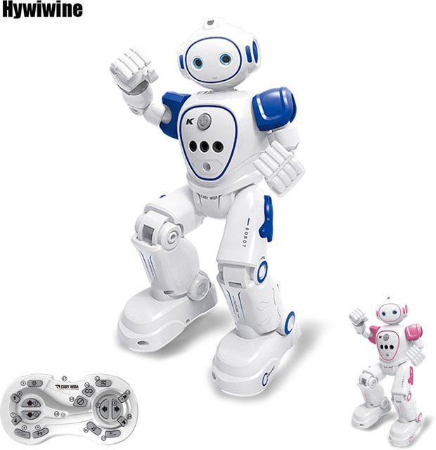 Hywiwine Emo Smart Roboter, RC, mit Musik und Tanz, Rosa / Pink, Weiß - Bild 1