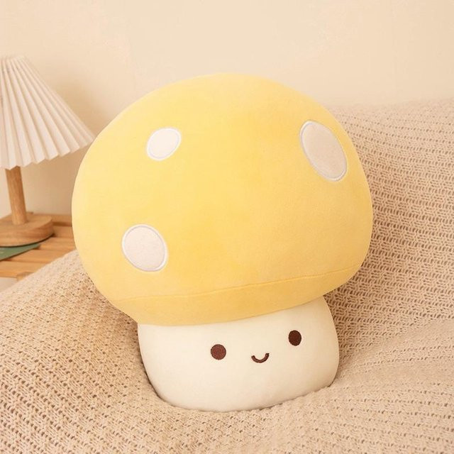 Cartoon Macaron Pilz Plüschtier, Plüschtier, 10cm, ab 14 Jahre - Bild 1