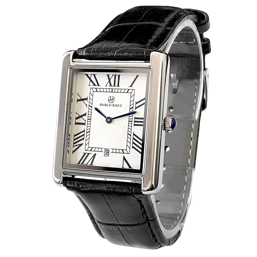 UTHAI Armbanduhr Quarz, Leder, Schwarz, Herren - Bild 1
