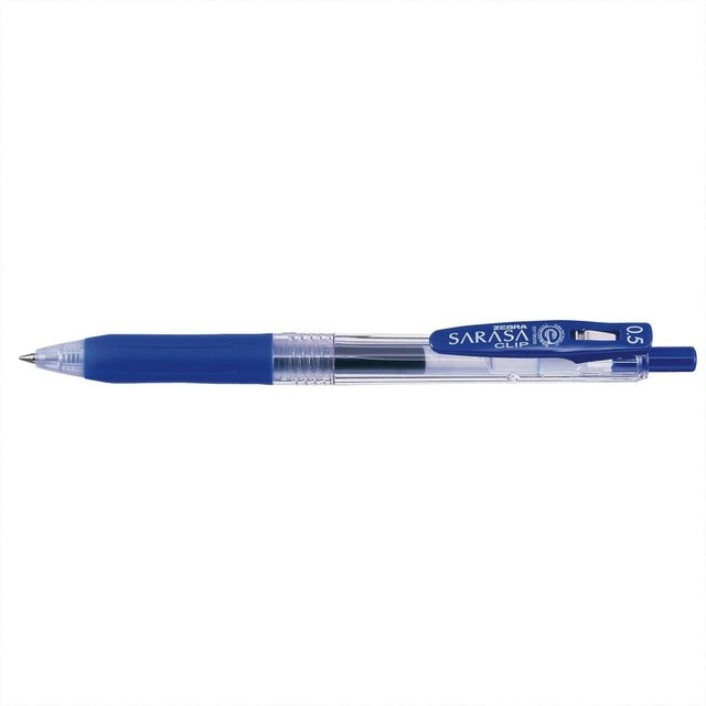 ZEBRA Sarasa Gel-Stift mit Clip, 0,5 mm, Blau - Bild 1