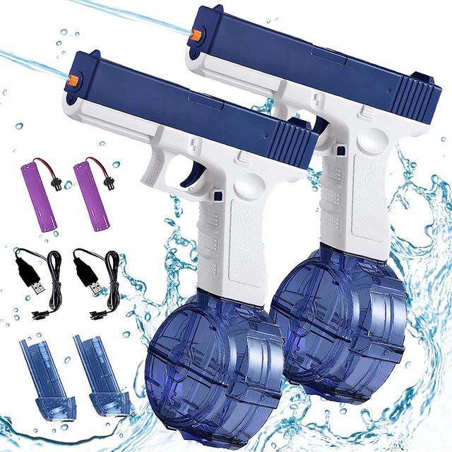 Hot Toys Elektrische Wasserpistole, wiederaufladbar, automatische und manuelle Sprühpistole - Bild 1