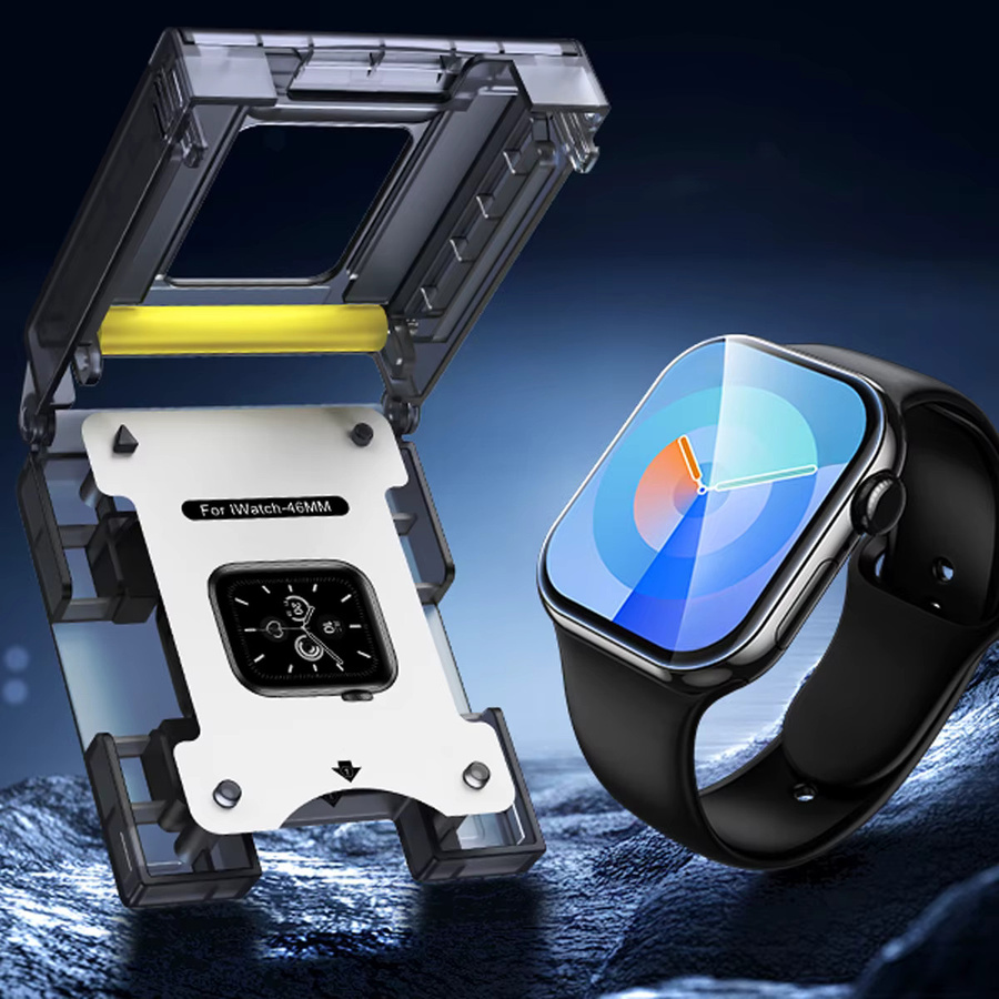 CAOWTAN Hydrogelfolie Displayschutz für Apple Watch 10, 9, 8, 7, SE, Farbe: Transparent - Bild 4