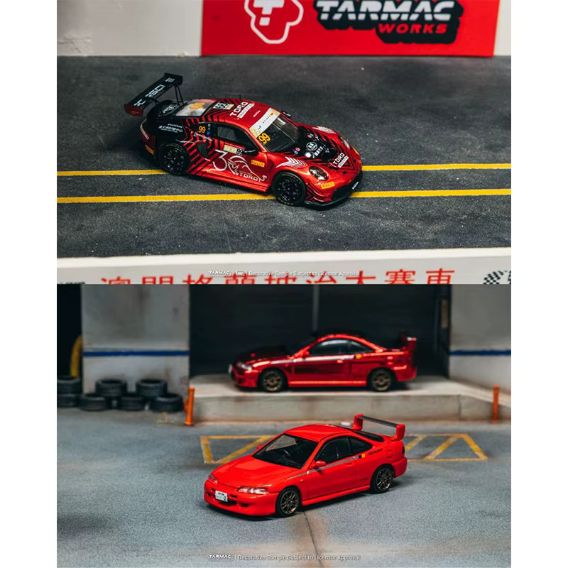 Tarmac Works Porsche 911 GT3 R Macau GT Cup, Druckgussauto-Modellsammlung, 1:64, ab 14 Jahren - Bild 2