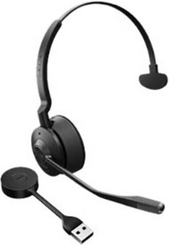 Jabra Engage 55 DECT Mono On-Ear Headset Schwarz mit USB-C Anschluss - Bild 1