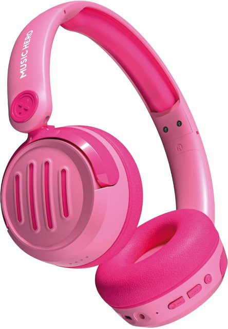 SBS Kabellose On-Ear Kopfhörer für Kinder in Pink mit USB-C Anschluss - Bild 1