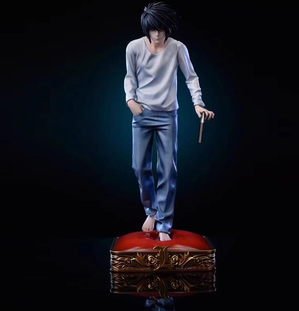 Bandai Death Note Ryuzaki L Lawliet, Anime-Figur, Harz, Kunststoff - Bild 1