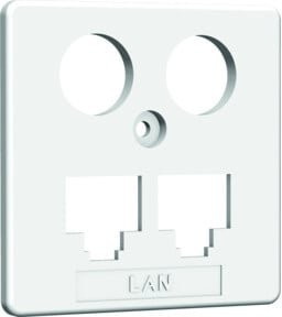 Homeway LAN/LAN Zentrale HW-ZP EK1 in Weiß mit Ethernet Anschluss - Bild 1
