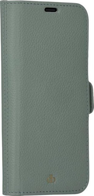dbramante1928 New York Flip-Hülle für Apple iPhone 13 Pro aus Saffianleder in Green Bay - Bild 1