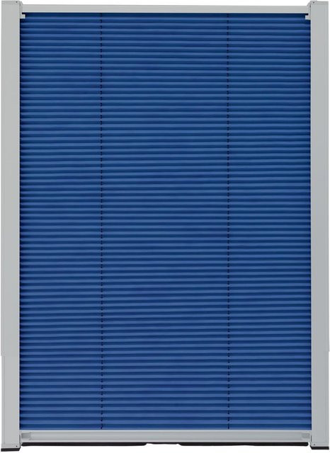 LIVARNO HOME Thermo Plissee Teleskop für Velux-Dachfenster, Blau, B: 49,3 cm, Höhe: 94-116 cm - Bild 1