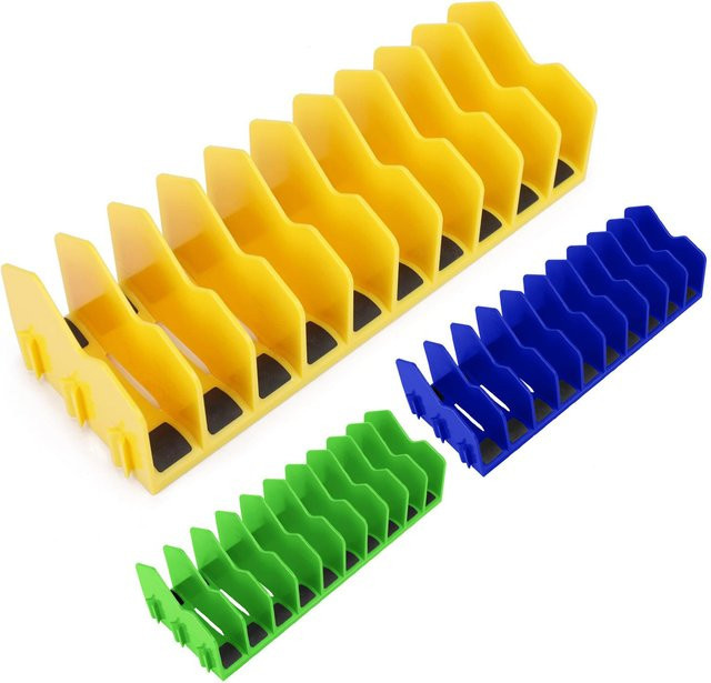 Professioneller Zangenhalter und Schneidwerkzeug-Organizer aus Kunststoff in Grün, B/T/H: 25,4 x 6,6 x 6,6 cm - Bild 1