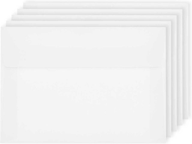 Rico Design Paper Poetry Luxury Umschläge B6 Weiß - Bild 1