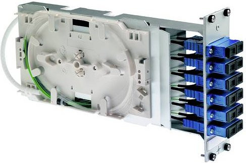 Telegärtner 100127061 Einschubmodul in Weiß und Violett - Bild 1
