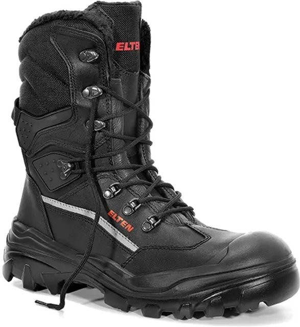 Elten Sicherheitswinterstiefel Eric S3 Ci in Schwarz mit Cordura und Leder, Größe 48 - Bild 1