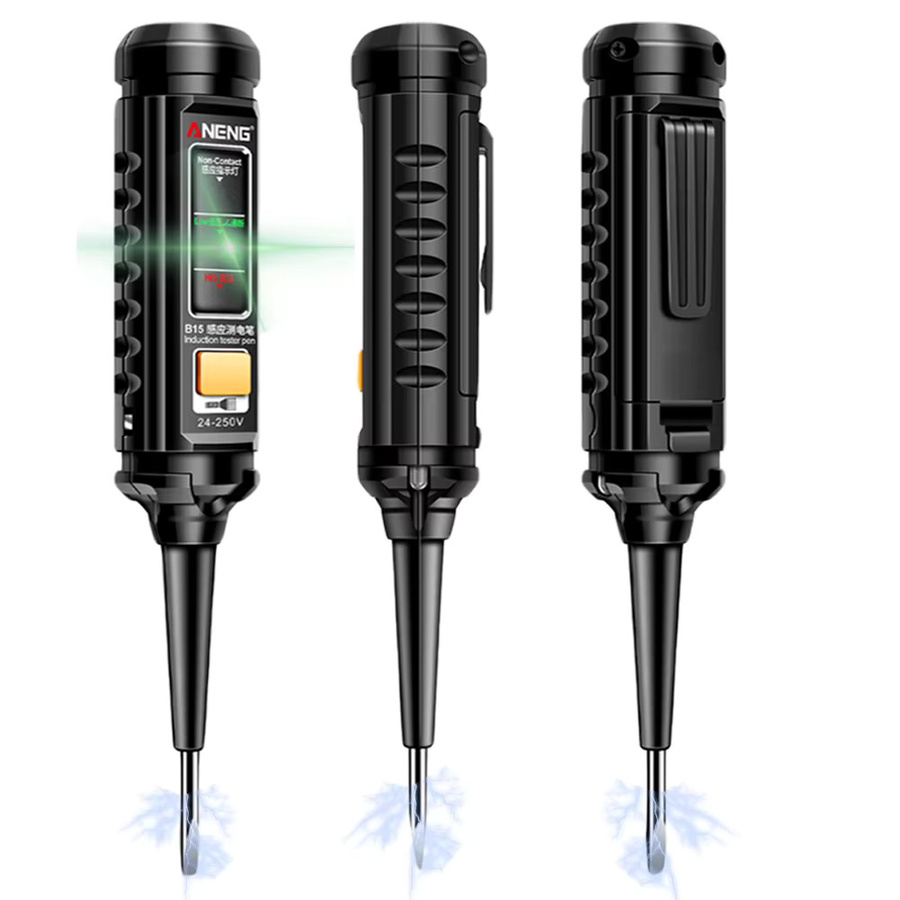 ANENG B15 Induktiver Spannungsprüfer mit Farbanzeige und Licht für professionelle Elektriker-Arbeiten - Bild 6